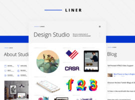 Liner Clean Portfolio WordPress Theme