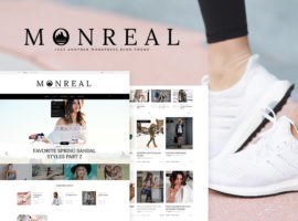 Monreal Fashion Blog & Magazine Theme