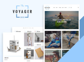 Voyager Creative Blog WordPress Theme