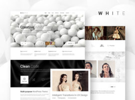 White Clean Creative HTML Template