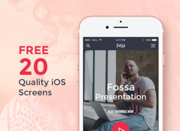 Freebies – Fossa 20 iOS Screens