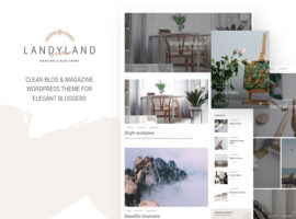 Landyland Clean Magazine Personal Theme