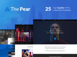 The Pear 25 Creative Professional HTML Templates