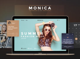 Monica Corporate & eCommerce UI Kit Templates