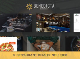 Benedicta Restaurant & Food WordPress Theme